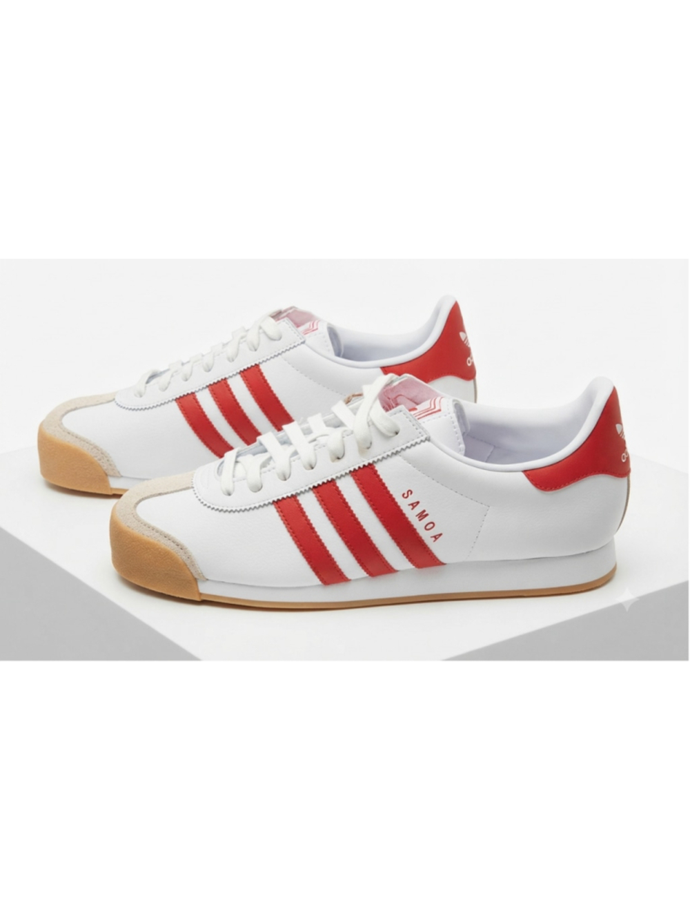 Adidas Samoa Sneakers Original Shoes Cloud White/Better Scarlet JH9079 Mens sz11
